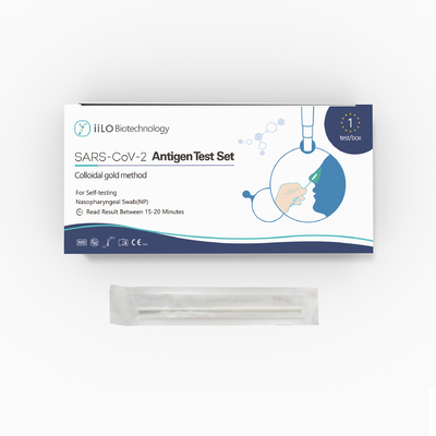 teste rápido Kit Self Test CE2934 do cotonete do antígeno do iiLO SARS-CoV-2