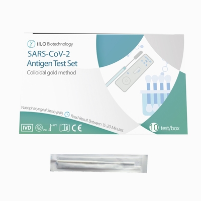 O teste do antígeno do preço de fábrica SARS-CoV-2 da precisão de 99% ajustou o teste/caixa Nasopharyngeal do cotonete 10