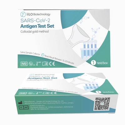 Teste/caixa ajustados de auto-teste do coletor 1 da amostra da saliva do antígeno do CE SARS-CoV-2 da classe III