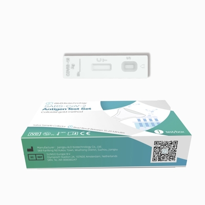 teste/caixa ajustados de auto-teste do coletor 1 da amostra da saliva do antígeno SARS-CoV-2 do iiLO 70mm