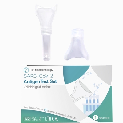 teste/caixa ajustados de auto-teste do coletor 1 da amostra da saliva do antígeno da precisão SARS-CoV-2 do iiLO 99%