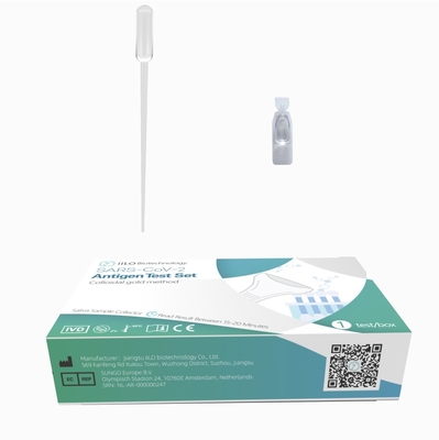 Jogo de auto-teste 70mm do antígeno da precisão SARS-CoV-2 de 99% 1 teste/caixa