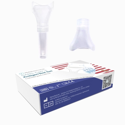 Coletor ajustado de auto-teste Malásia da amostra da saliva do antígeno da precisão SARS-CoV-2 da classe III 99% 1 teste/caixa