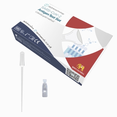 15-20 coletor ajustado de auto-teste Tailândia da amostra da saliva do antígeno SARS-CoV-2 dos minutos 70mm 1 teste/caixa