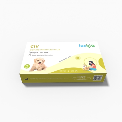 Teste canino Kit Fast Reaction Rapid Class I do animal de estimação de Luckit Influenzavirus CIV