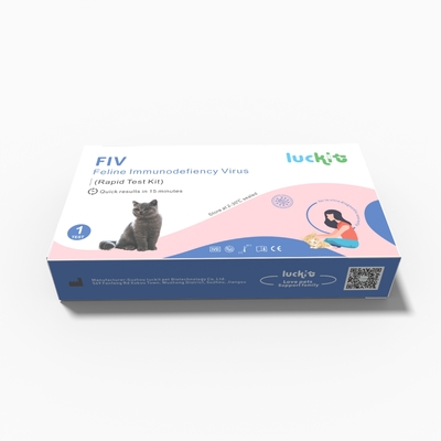 Teste felino Kit Fast Reaction do animal de estimação do CAT FIV do vírus da imunodeficiência